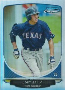 2013 Bowman - Chrome Cream of the Crop Mini Refractors #CC-TR4 Joey Gallo Front