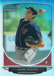 2013 Bowman - Chrome Cream of the Crop Mini Refractors #CC-WN3 Lucas Giolito Front