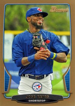 2013 Bowman - Gold #24 Jose Reyes Front