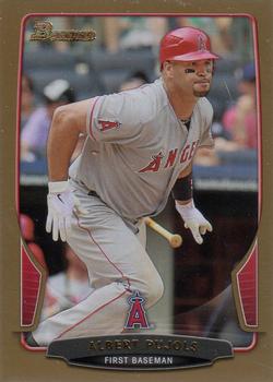 2013 Bowman - Gold #50 Albert Pujols Front