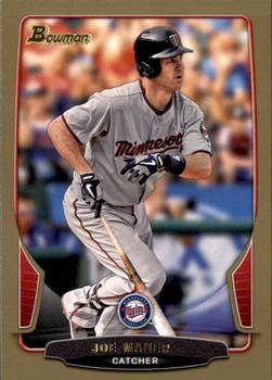 2013 Bowman - Gold #95 Joe Mauer Front