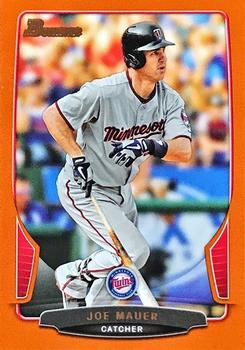 2013 Bowman - Orange #95 Joe Mauer Front