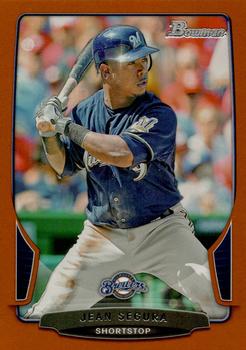 2013 Bowman - Orange #183 Jean Segura Front