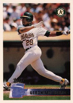 1996 Topps #154 Geronimo Berroa Front