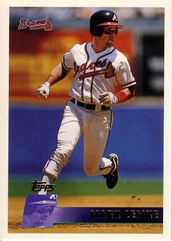 1996 Topps #83 Mark Lemke Front