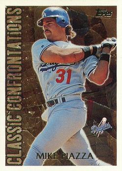 1996 Topps - Classic Confrontations #CC10 Mike Piazza Front