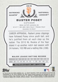 2013 Topps Museum Collection - Canvas Collection #CC-6 Buster Posey Back