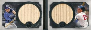 2013 Topps Museum Collection - Jumbo Lumber Dual #MMDJL-LB Wade Boggs / Evan Longoria Front