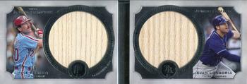 2013 Topps Museum Collection - Jumbo Lumber Dual #MMDJL-SL Evan Longoria / Mike Schmidt Front