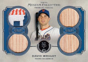 2013 Topps Museum Collection - Primary Pieces Quad Relics #PPQR-DW David Wright Front