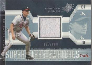 2002 SPx #171 Chipper Jones Front