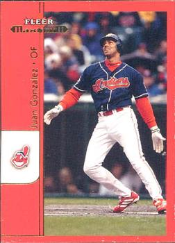 2002 Fleer Maximum #14 Juan Gonzalez Front