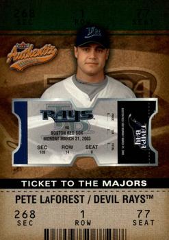 2003 Fleer Authentix #118 Pete LaForest Front