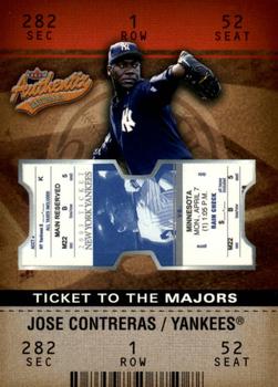 2003 Fleer Authentix #119 Jose Contreras Front