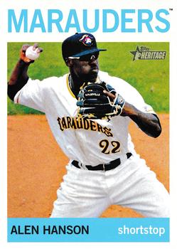 2013 Topps Heritage Minor League #187 Alen Hanson Front