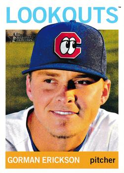 2013 Topps Heritage Minor League #2 Gorman Erickson Front