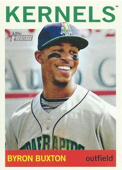 2013 Topps Heritage Minor League #100 Byron Buxton Front