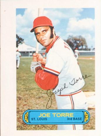 1973 Topps Pin-Ups #NNO Joe Torre Front