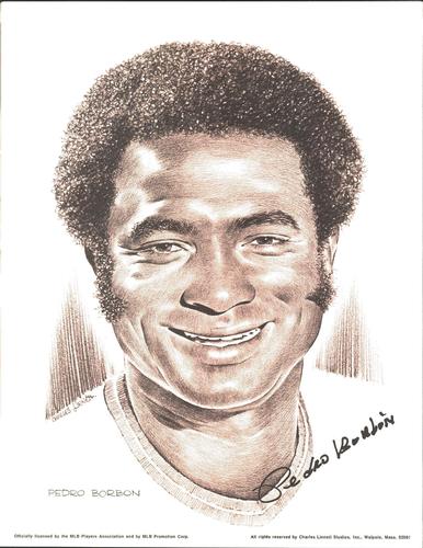 1973-74 Linnett Portraits #NNO Pedro Borbon Front