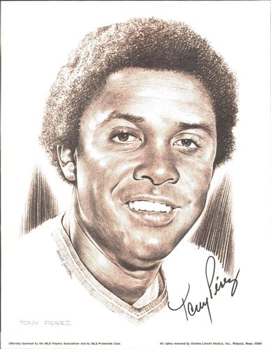 1973-74 Linnett Portraits #NNO Tony Perez Front