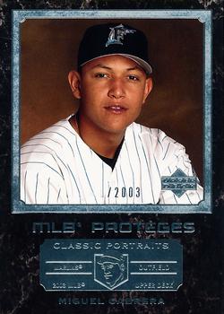 2003 Upper Deck Classic Portraits #187 Miguel Cabrera Front