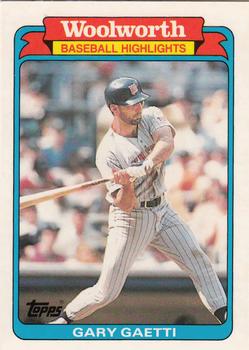 1988 Topps Woolworth Baseball Highlights #18 Gary Gaetti Front