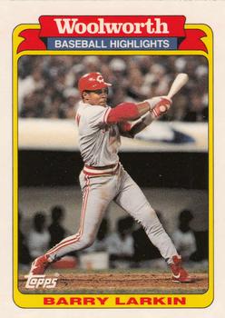 1991 Topps Woolworth Baseball Highlights #30 Barry Larkin Front