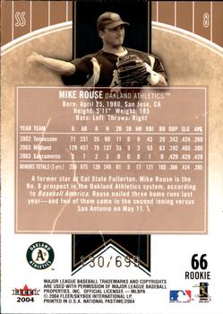 2004 Fleer National Pastime #66 Mike Rouse Back