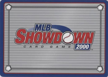 2000 MLB Showdown 1st Edition #168 Brian Moehler Back