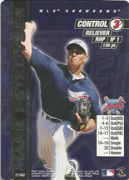 2000 MLB Showdown 1st Edition #011 Mark Petkovsek Front