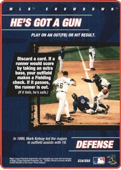 2000 MLB Showdown 1st Edition - Strategy #S34 He's Got a Gun Front