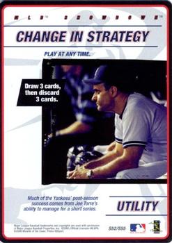 2000 MLB Showdown 1st Edition - Strategy #S52 Change in Strategy Front