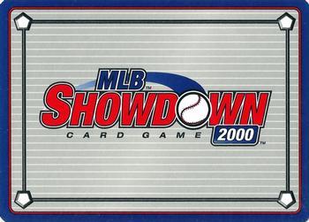 2000 MLB Showdown Pennant Run 1st Edition #100 Jason Isringhausen Back
