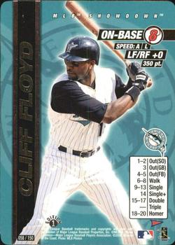 2000 MLB Showdown Pennant Run 1st Edition #058 Cliff Floyd Front