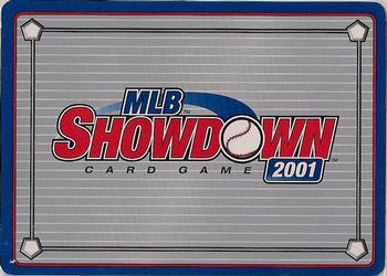 2001 MLB Showdown 1st Edition #205 David McCarty Back