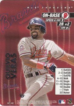 2001 MLB Showdown 1st Edition #047 Quilvio Veras Front
