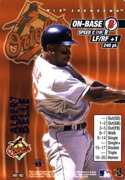 2001 MLB Showdown 1st Edition #049 Albert Belle Front