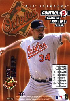 2001 MLB Showdown 1st Edition #059 Pat Rapp Front