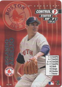 2001 MLB Showdown 1st Edition #063 Rolando Arrojo Front
