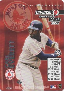 2001 MLB Showdown 1st Edition #066 Carl Everett Front