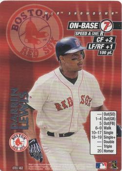 2001 MLB Showdown 1st Edition #070 Darren Lewis Front