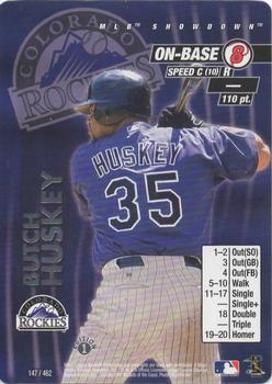 2001 MLB Showdown 1st Edition #147 Butch Huskey Front