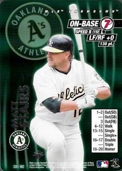 2001 MLB Showdown 1st Edition #320 Matt Stairs Front