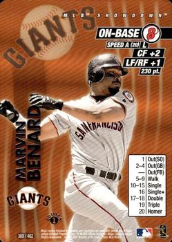 2001 MLB Showdown 1st Edition #369 Marvin Benard Front