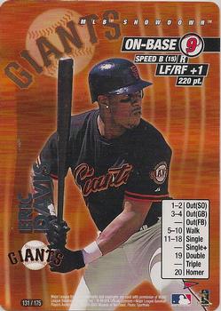 2001 MLB Showdown Pennant Run #131 Eric Davis Front