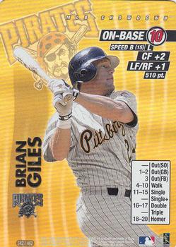 2001 MLB Showdown Unlimited #342 Brian Giles Front