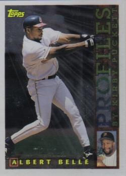 1996 Topps - Profiles by Kirby Puckett AL #AL-03 Albert Belle Front