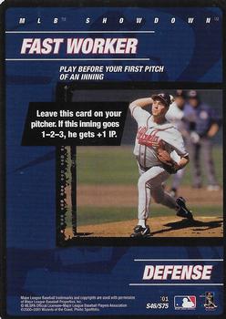 2001 MLB Showdown Unlimited - Strategy #S46 Fast Worker Front