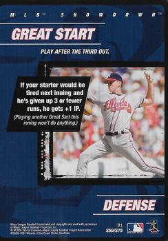 2001 MLB Showdown Unlimited - Strategy #S50 Great Start Front
