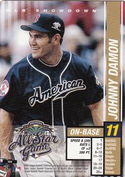 2002 MLB Showdown All-Star Game #004 Johnny Damon Front